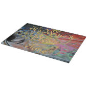 Traubendesign Schneideboard Wine-Cheese-Time Schneidebrett (Ecke)