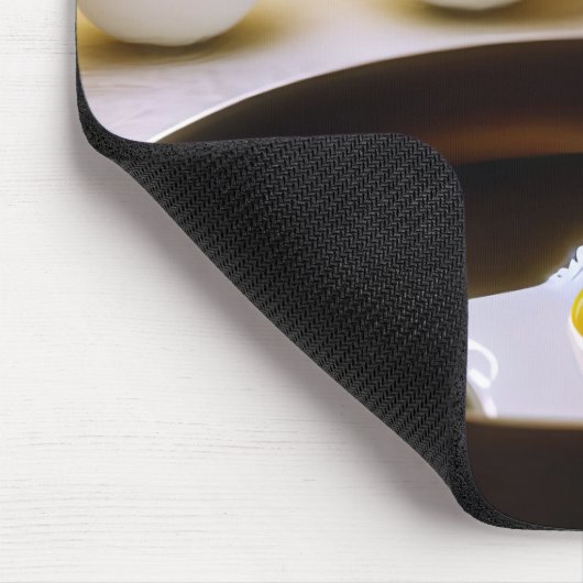 Traubeneier mit Fry Pan Mousepad (Ecke)