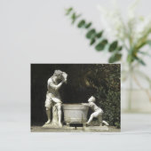 Traubenernte Brunnen Postkarte (Stehend Vorderseite)