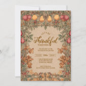 Traubenernte im Herbst Einladung (Vorderseite)