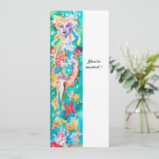 TRAUBENFAIRE TALE 9 EINLADUNG (Stehend Vorderseite)