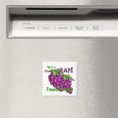 Traubenfamilie (personalisieren) magnet (In Situ (Geschirrspüler))