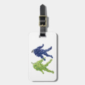 Traubenfreunde Gepäckanhänger (Vorderseite vertikal)