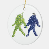 Traubenfreunde Keramik Ornament (Links)