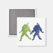 Traubenfreunde Magnet (Vorderseite/Rückseite)