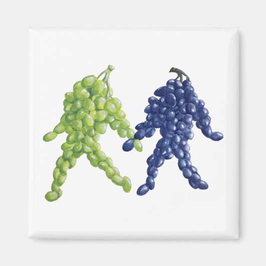 Traubenfreunde Magnet (Vorne)