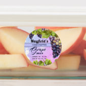 Traubenfruchtkonserven Etiketten (Befestigt)