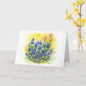 Traubengarten Karte (Gelbe Blume)
