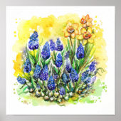 Traubengarten Poster (Vorne)