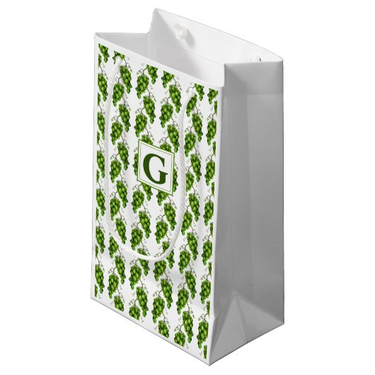 Traubengeschenktasche Kleine Geschenktüte (Vorderseite Schrägansicht)