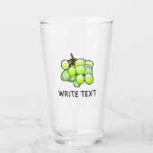 Traubengläser Glas (Vorderseite)