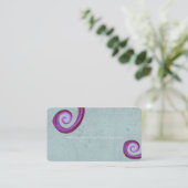 Traubengrube Vintag Visitenkarte (Stehend Vorderseite)