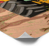 Traubenharvester Poster (Ecke)