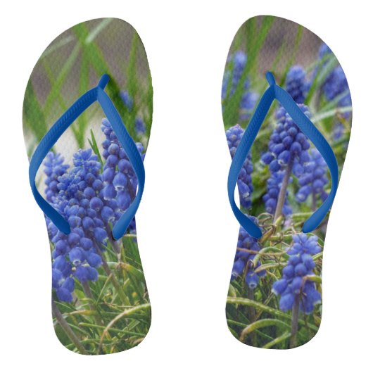TraubenHyakinth Badesandalen (Fußbett)