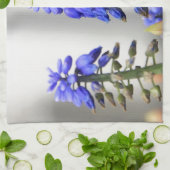 Traubenhyakinth Geschirrtuch (Gefaltet)