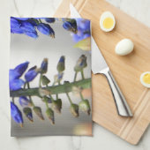 Traubenhyakinth Geschirrtuch (Viertel Falte)