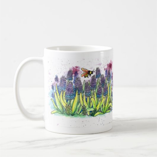 TraubenHyakinth Kaffeetasse (Links)