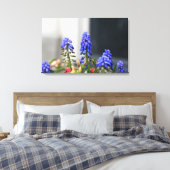 Traubenhyakinth Leinwanddruck (Insitu (Schlafzimmer))