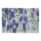 TraubenHyazinthen im Schnee-Pillowcase Kissenbezug (Rückseite)