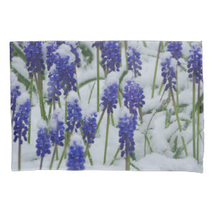 TraubenHyazinthen im Schnee-Pillowcase Kissenbezug