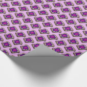 Traubenjelly Jam on Toast Bread Breakfast Food Geschenkpapier (Ecke)