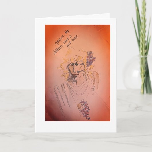 Traubenkarte Karte (Vorderseite)