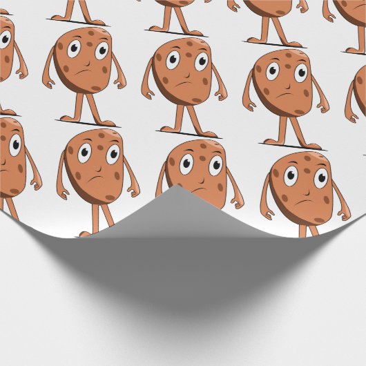 Traubenkartoffel Geschenkpapier (Ecke)