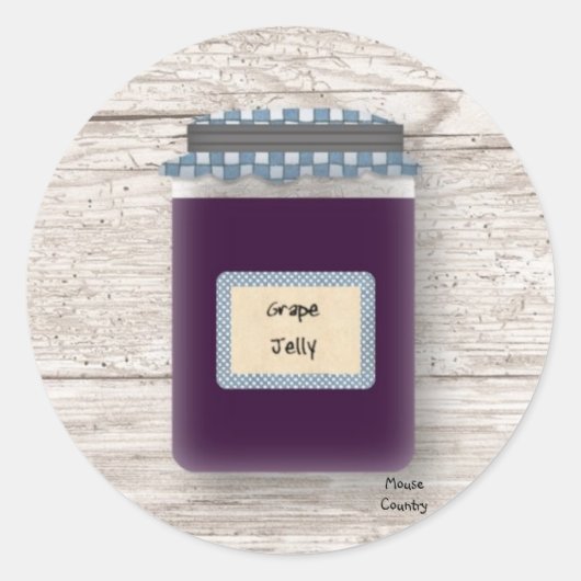 Traubenkleber Runder Aufkleber (Vorderseite)