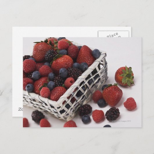 Traubenkörbe Postkarte (Vorne/Hinten)