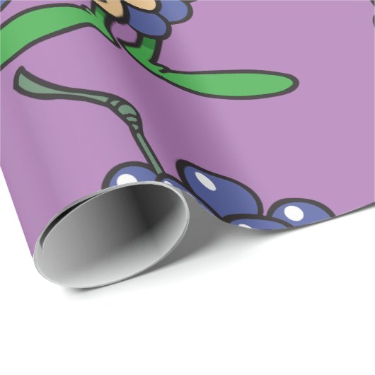 Traubenkostüm Geschenkpapier (Rolleneckpunkt)