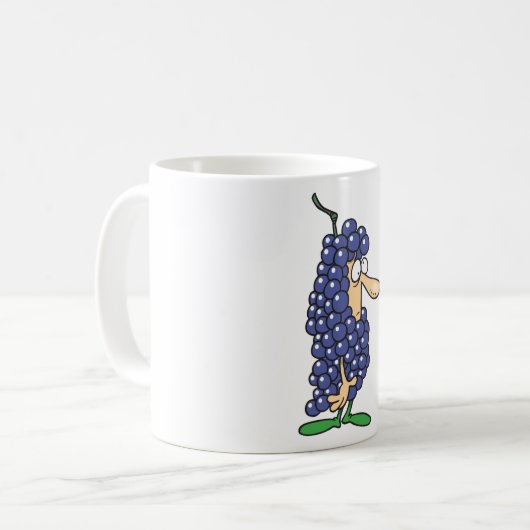 Traubenkostüm Kaffeetasse (Vorderseite Links)