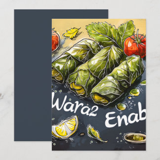 Traubenleder Güte: Authentischer Wara2 Enab Dawali Einladung