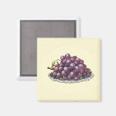 Traubenmagnet Magnet (Vorderseite/Rückseite)