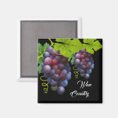 Traubenmagnet Magnet (Vorderseite/Rückseite)