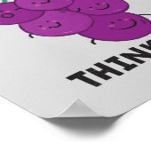Traubenminds, Denken Sie wie Poster (Ecke)