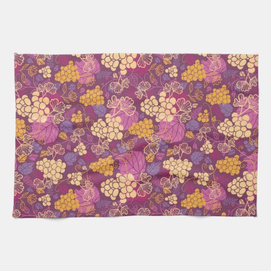 Traubenmostmuster Geschirrtuch (Horizontal)