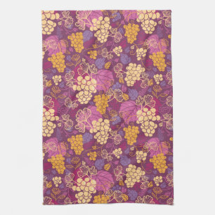 Traubenmostmuster Geschirrtuch