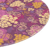 Traubenmostmuster Schneidebrett (Ecke)