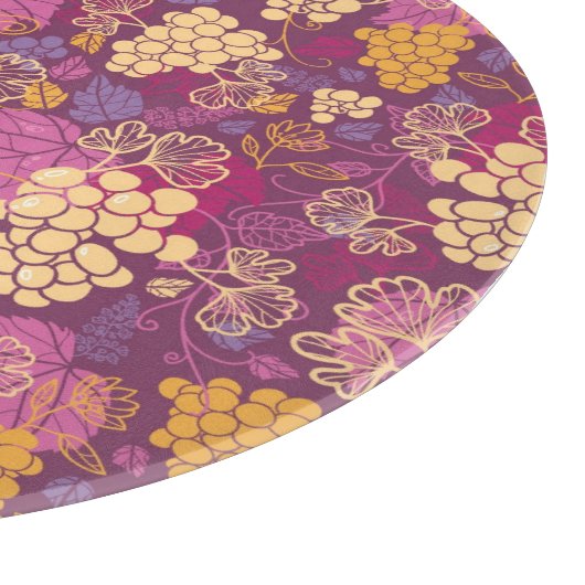 Traubenmostmuster Schneidebrett (Ecke)