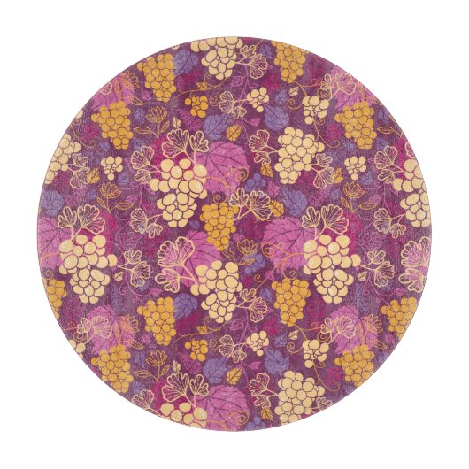 Traubenmostmuster Schneidebrett (Vorderseite)