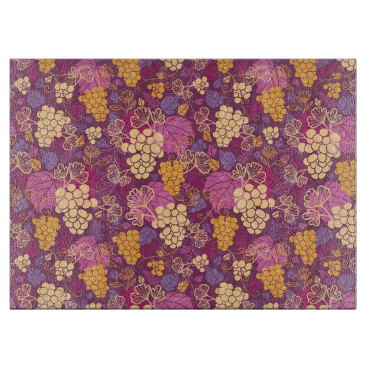 Traubenmostmuster Schneidebrett (Vorderseite)