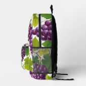 Traubenmuster Bedruckter Rucksack (Rechts)