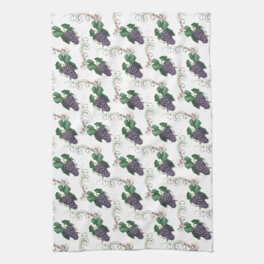 Traubenmuster Fruchttuch Küchentuch (Vertikal)