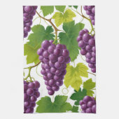 Traubenmuster Geschirrtuch (Vertikal)