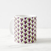 Traubenmuster Kaffeetasse (Vorderseite Links)