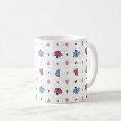 Traubenmuster Kaffeetasse (VorderseiteRechts)