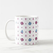 Traubenmuster Kaffeetasse (Links)