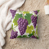 Traubenmuster Kissen (Decke)