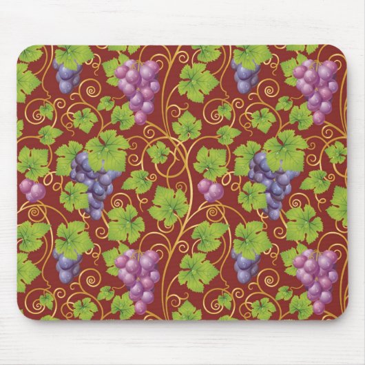 Traubenmuster Mousepad (Vorne)