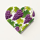 Traubenmuster Notizblock (Rückseite)